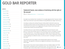 Tablet Screenshot of goldbarreporter.org